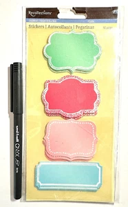 Labels 4 sheets Stickers Scrapbooking Card Recollections - Picture 1 of 1