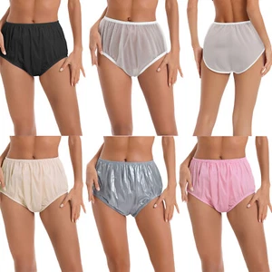Pantalones de plástico para pañales para adultos incontinencia tela cubierta de pañales ropa interior de goma - Imagen 1 de 50
