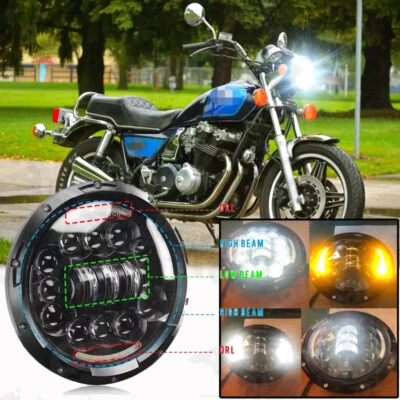 7" Inch Motorcycle LED Headlight For 1980 1981 1982 Honda CB750C CB900C Custom - Image 1 of 4