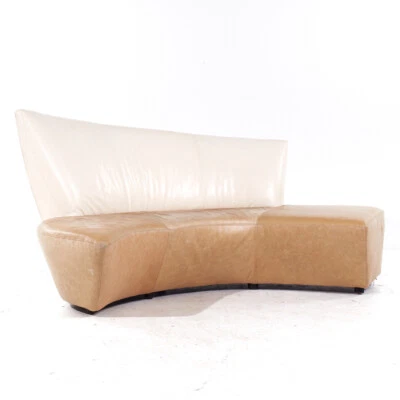 Vladimir Kagan for Preview Mid Century Serpentine Sofa - Image 1 of 4