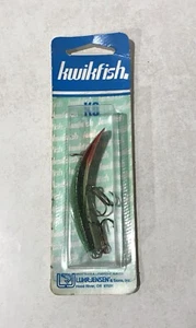 Luhr Jensen K9 Kwikfish METALLIC GOLD GREEN RED PIRATE Lure NEW Pre Rapala USA - Picture 1 of 6