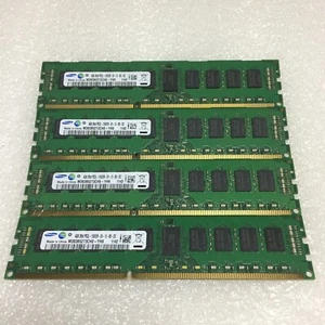 16gb (4×4GB) Samsung M393B5273CH0-YH9 4GB PC3-10600R DDR3 DIMM Server Memory - Picture 1 of 4