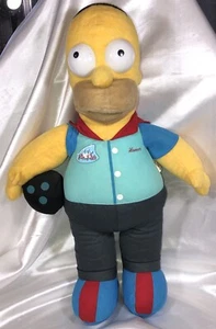 The Simpsons Homer Simpson Bowling Pin Pals Plush Doll Firm Filling 20" - Picture 1 of 10