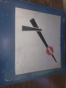 Vintage European Fiberglass Rail Road Crossing Sign - Picture 1 of 6