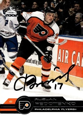 Ruslan Fedotenko - Signed 2001-02 Pacific Card #286 - Image 1 of 2