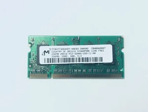 Micron 256MB DDR2-400 (PC2-3200) MT8HTF3264HDY-40EB3 SODIMM Laptop Memory - Picture 1 of 2