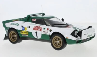 Modelo de coche de rally Lancia Stratos HF Munari San Remo 75 IXO Diecast 18RMC061A 1:18 Foto 1 de 4