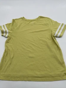 So T-Shirt Youth Girl X-Large Yellow Solid Round Neck ..#18543 - Picture 1 of 6