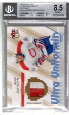 2007-08 Andrei Kostitsyn Ultra Uniformity Patches #UKO 18/25 Canadiens BGS 8.5