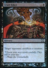 Cruel EDICT FOIL | NM | 10th | Magic MTG