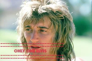 1973 RARE SUPERSTAR Singer ROD STEWART Poolside UP-CLOSE & UNSEN 14 - Bild 1 von 1