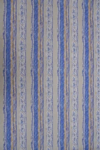 61-125 VYMURA BATIK BLUE STRIPE WALLPAPER - Picture 1 of 1