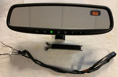 Gentex Rear View Mirror With Auto Dimm Homelink And compass.PZLHL4 - Image 1 of 4