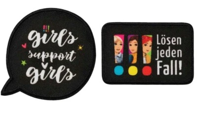 Mono Quick 1811x Die Drei !!! Applikation, Bügelbild, Patch, Aufnäher, Girls - Bild 1 von 2