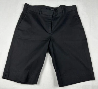 sz 4 28 в женщин теория черный Бермуды шорты б/у в отличном состоянии - Изображение 1 из 4