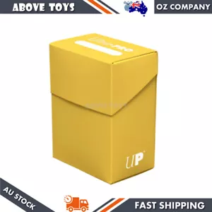 Ultra Pro Yellow Deck Box Trading Cards Storage For 80 Double-Sleeved Cards - Picture 1 of 1