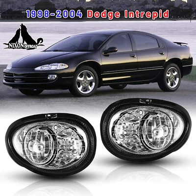 Luces antiniebla para Dodge Intrepid 1998-2004 lentes transparentes luces de parachoques izquierda + derecha PC Foto 1 de 4