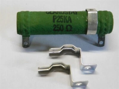 1 Clarostat / Honeywell Sensing P25KA 250 Ohm 25 Watt Adjust. Wirewound Resistor - Image 1 of 2