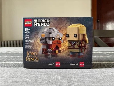 LEGO Brickheadz (40751) Lord of the Rings Legolas & Gimli - Retired! - Image 1 of 4
