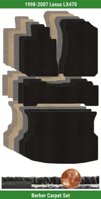 Juego de alfombrillas bereber personalizadas Lloyd para Lexus LX470 1998-2007 (4 piezas) #VP7 Foto 1 de 4