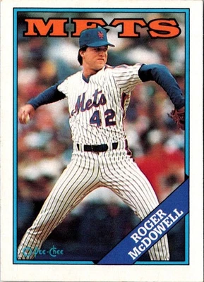 1988 O-Pee-Chee Roger McDowell #355 New York Mets Baseball Card - Image 1 of 2