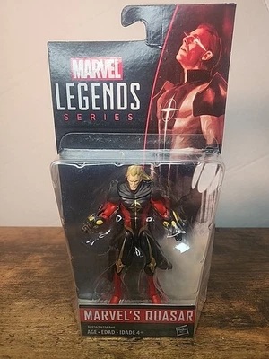 Figura de acción Quasar Marvel Universe Legends Series Avengers Shield 4" Hasbro H2 Foto 1 de 2