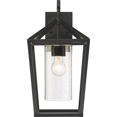 Уличный настенный светильник Nuvo Lighting 60/6593 Hopewell матовый черный - Изображение 1 из 4