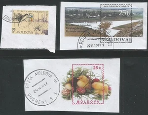 Verschiedene Sammlung gebrauchter Briefmarken aus Moldawien - 1998 - 2009 - Bild 1 von 1