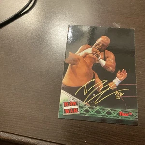 2001 Fleer WWF Raw is War - Tazz #22 RC Rookie Gold Signature - Picture 1 of 2
