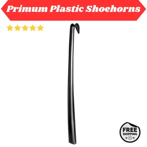 IKEA JORDART Shoehorn Long Handle Shoehorn Black Durable Flexible Strong Plastic - Picture 1 of 21