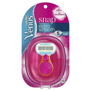 Gilette Venus Snap mit Embrace 5 Klingen für Frauen tragbare Rasiererpatrone 1 Ct - Bild 1 von 10