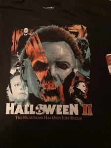 MICHAEL MYERS MEDIUM Herren T-Shirt Halloween II Schwarz 100% Baumwolle Neu - Bild 1 von 2