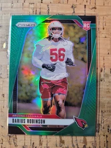 2024 Panini Prizm - Rookies Darius Robinson #325 Green Prizm (RC) - Picture 1 of 2