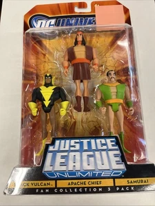 DC UNIVERSE JUSTICE LEAGUE UNLIMITED BLACK VULCAN APACHE CHIEF SAMURAI FIGUREN - Bild 1 von 5