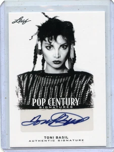 2012 LEAF #BA-TB1 TONI BASIL "POP CENTURY SIGNATURES" AUTOGRAPH OH MICKEY 112325 - Picture 1 of 1
