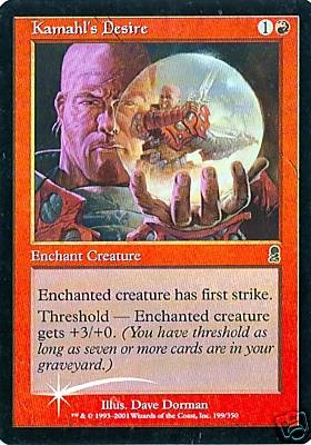 MTG - Odyssey - Kamahl's Desire - Foil - NM - Image 1 of 1