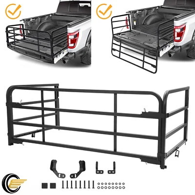 Truck Bed Extender W/ Fold-Down Tailgate For Ford F150 Super Duty GMC Sierra - Image 1 of 4