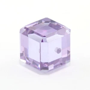 JUEGO DE 4 PIEZAS CÚBICO ZIRCONIA LILA COLOR 6 MM CUBO PERFORADO LATERAL F-4246 - Imagen 1 de 1