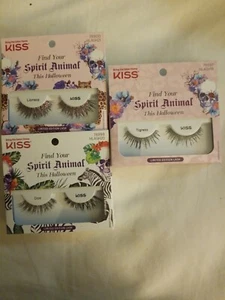 Kiss false eyelashes 3 qty - Picture 1 of 4