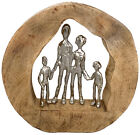 Skulptur Figur 29x7,5x28 cm Familie Bild Family Zusammenhalt Geschenk Dekoration
