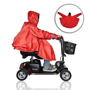 Poncho con capucha RainRider poncho de protección contra la lluvia para usuarios de scooters de movilidad - Imagen 1 de 17
