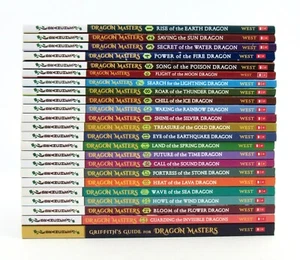 Lot 1-22 DRAGON MASTERS & GRIFFITH'S GUIDE Tracey West Scholastic EXC PB L2 - Imagen 1 de 2