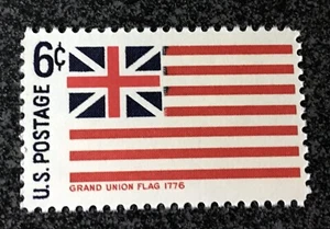 1969US #1352 6c Historic American Flags - Grand Union 1776 Single mint - Picture 1 of 1