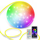 Smart Rgb Neon Led Strip Light Dc24v Neon Sign Tape Rope Lights Lamp With Remote
