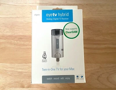 New, Open Box Elgato EyeTV Hybrid TV Tuner for Mac w. Remote and cables ClearQAM - Image 1 of 2