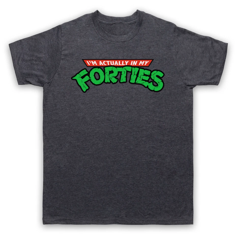 THE GUNS OF BRIXTON TURTLES PARODY I'M ACTUALLY IN MY FORTIES NINJA FAN MENS & WOMENS T-SHIRT