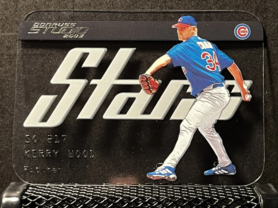 2003 Donruss Studio Stars Kerry Wood #SS-28. RARE🔥🔥🔥🔥 - Image 1 of 2