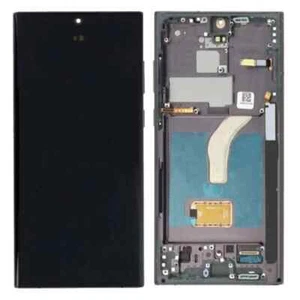 Samsung Galaxy S22 Ultra SM-S908 OLED LCD Ekran Wyświetlacz Digitizer + ramka (czarny) - Zdjęcie 1 z 3