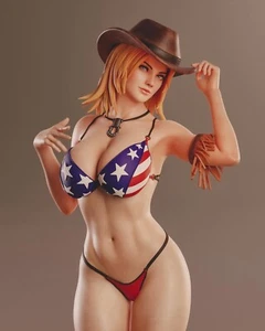Tina Armstrong, Resin Model Kit Painted 3d Printed GK Statue Figure - Picture 1 of 13