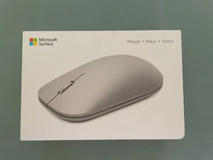 MICROSOFT Surface Wireless BlueTrack Mouse Silver WS3-00002 Model 1741 Boxed - Picture 1 of 5